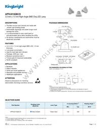 APPA3010QBC/D Datasheet Cover