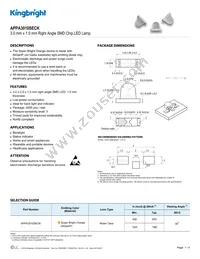 APPA3010SECK Datasheet Cover