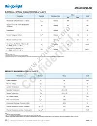 APPA3010SF4C-P22 Datasheet Page 2