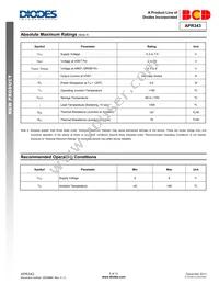 APR343KTR-G1 Datasheet Page 3