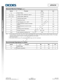 APR34709SP-13 Datasheet Page 3