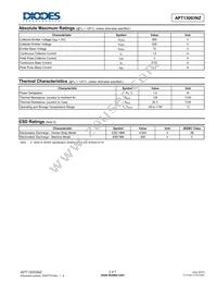 APT13003NZTR-G1 Datasheet Page 2