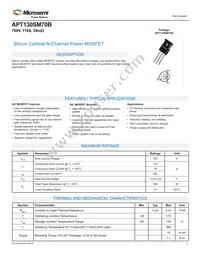 APT130SM70B Datasheet Cover