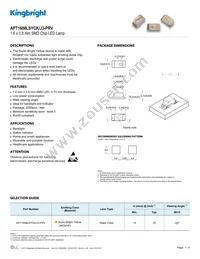 APT1608LSYCK/J3-PRV Datasheet Cover