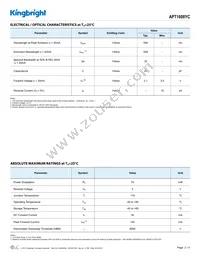 APT1608YC Datasheet Page 2