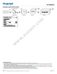 APT1608ZGCK Datasheet Page 4