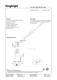 APT2012EC Datasheet Cover