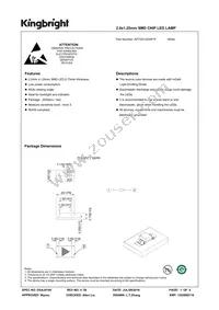 APT2012QWF/F Datasheet Cover