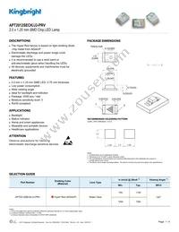APT2012SECK/J3-PRV Datasheet Cover