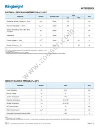 APT2012ZGCK Datasheet Page 2