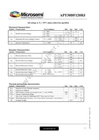 APT30DF120HJ Datasheet Page 2