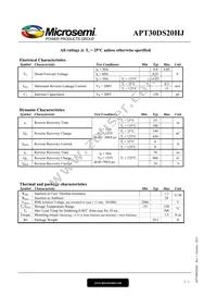 APT30DS20HJ Datasheet Page 2