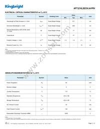 APT3216LSECK/J4-PRV Datasheet Page 2