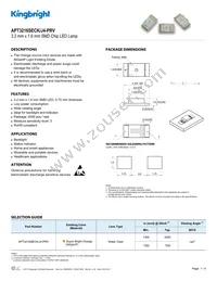 APT3216SECK/J4-PRV Datasheet Cover