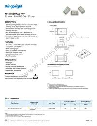 APT3216SYCK/J3-PRV Datasheet Cover