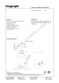 APT3216YC Datasheet Cover