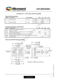 APT40DS04HJ Datasheet Page 2