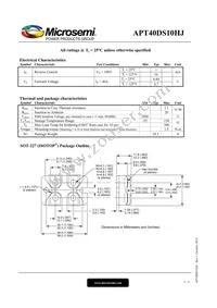 APT40DS10HJ Datasheet Page 2