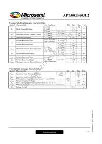 APT50GF60JU2 Datasheet Page 3