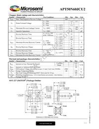 APT50N60JCU2 Datasheet Page 3