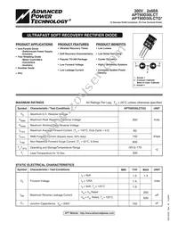 APT60D30LCTG Datasheet Cover