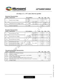 APT60DF100HJ Datasheet Page 2