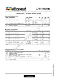 APT60DS20HJ Datasheet Page 2