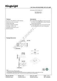 APTB1612ESGC-F01 Datasheet Cover