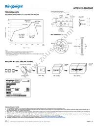 APTB1612LQBDCGKC Datasheet Page 4