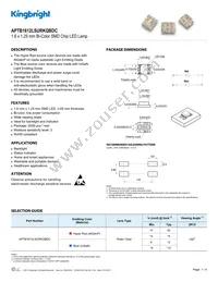 APTB1612LSURKQBDC Datasheet Cover