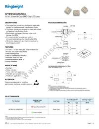 APTB1612LSURKZGKC Datasheet Cover