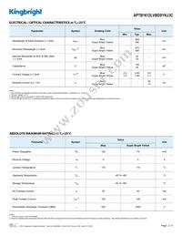 APTB1612LVBDSYKJ3C Datasheet Page 2