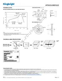 APTB1612LVBDSYKJ3C Datasheet Page 4