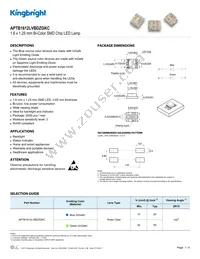 APTB1612LVBDZGKC Datasheet Cover