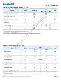 APTB1612LVBDZGKC Datasheet Page 2