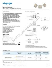 APTB1612SEKCGKC Datasheet Cover