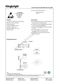 APTB1612SYKCGKC-F01 Datasheet Cover