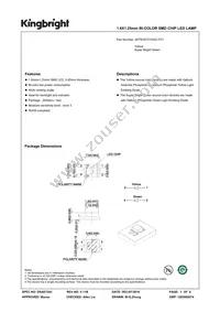 APTB1612YSGC-F01 Datasheet Cover