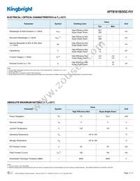 APTB1615ESGC-F01 Datasheet Page 2