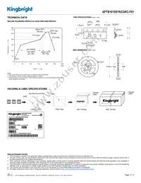 APTB1615SYKCGKC-F01 Datasheet Page 4