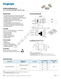 APTB3212SURKCGKC-01 Datasheet Cover