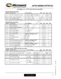 APTC60DDAM70T3G Datasheet Page 2