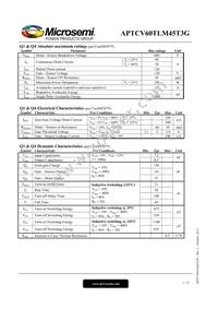 APTCV60TLM45T3G Datasheet Page 2