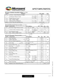 APTCV60TLM45T3G Datasheet Page 3