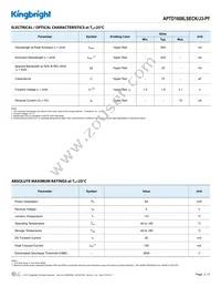 APTD1608LSECK/J3-PF Datasheet Page 2