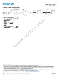 APTD1608LSURCK Datasheet Page 4