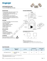 APTD1608LSYCK/J3-PF Datasheet Cover