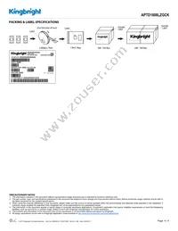 APTD1608LZGCK Datasheet Page 4