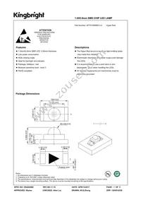 APTD1608SEC/J3 Datasheet Cover