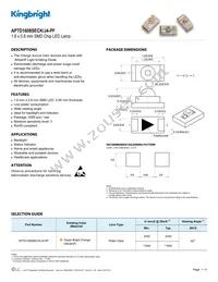 APTD1608SECK/J4-PF Datasheet Cover